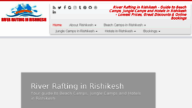 What River-rafting-rishikesh.in website looked like in 2017 (6 years ago)