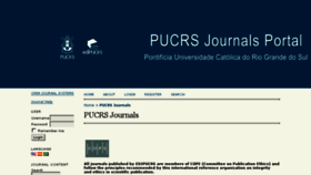 What Revistaseletronicas.pucrs.br website looked like in 2017 (6 years ago)