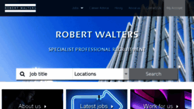 What Robertwalters.com.au website looked like in 2017 (6 years ago)