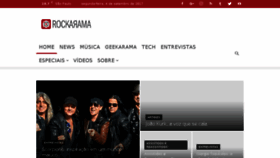 What Rockarama.com.br website looked like in 2017 (6 years ago)