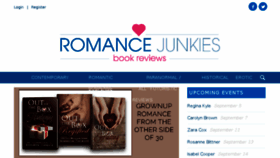 What Romancejunkies.com website looked like in 2017 (6 years ago)