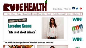 What Rudehealthmagazine.ie website looked like in 2017 (6 years ago)