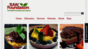 What Rawfoodfoundation.com website looked like in 2017 (6 years ago)