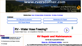 What Rverscorner.com website looked like in 2017 (6 years ago)