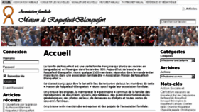 What Roquefeuil.net website looked like in 2017 (6 years ago)