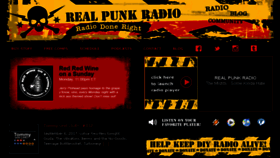 What Realpunkradio.com website looked like in 2017 (6 years ago)