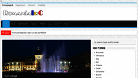 What Romaniairc.com website looked like in 2017 (6 years ago)