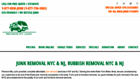 What Removemyjunk.us website looked like in 2017 (6 years ago)