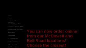 What Reddevilrestaurant.com website looked like in 2017 (6 years ago)