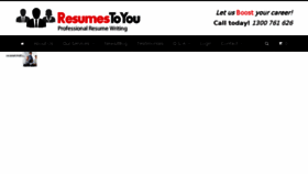 What Resumestoyou.info website looked like in 2017 (6 years ago)