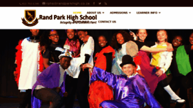 What Randparkhigh.co.za website looked like in 2017 (6 years ago)
