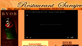 What Restaurantsarajevo.com website looked like in 2017 (6 years ago)