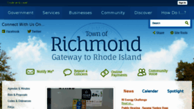 What Richmondri.com website looked like in 2017 (6 years ago)