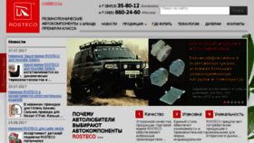 What Rosteco.ru website looked like in 2017 (6 years ago)