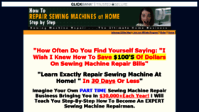 What Repairsewingmachine.com website looked like in 2017 (6 years ago)