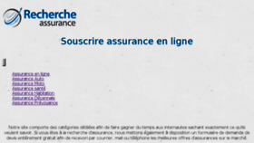 What Recherche-assurance.com website looked like in 2017 (6 years ago)