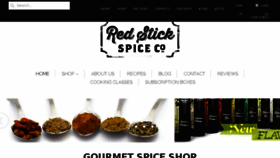 What Redstickspice.com website looked like in 2017 (6 years ago)