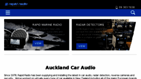 What Rapidradio.co.nz website looked like in 2017 (6 years ago)