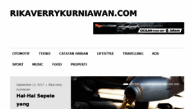 What Rikaverrykurniawan.com website looked like in 2017 (6 years ago)