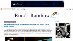 What Rinasrainbow.net website looked like in 2017 (6 years ago)
