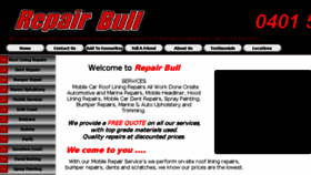 What Repairbull.com.au website looked like in 2017 (6 years ago)