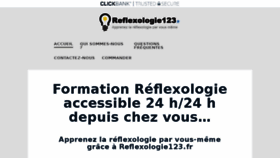 What Reflexologie123.fr website looked like in 2017 (6 years ago)