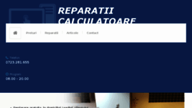 What Reparatii-calculatoare.eu website looked like in 2017 (6 years ago)