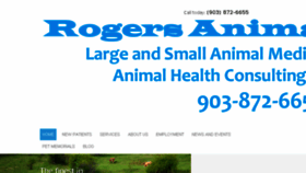 What Rogersanimalhospital.com website looked like in 2017 (7 years ago)