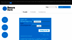What Resursbank.dk website looked like in 2017 (6 years ago)