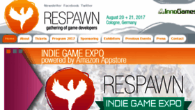 What Respawngathering.com website looked like in 2017 (6 years ago)