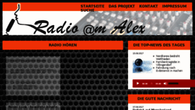 What Radio-am-alex.de website looked like in 2017 (6 years ago)