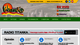 What Radiotitanka.pe website looked like in 2017 (8 years ago)