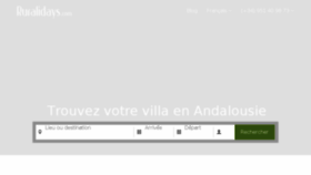 What Ruralidays.fr website looked like in 2017 (6 years ago)