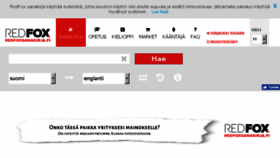 What Redfoxsanakirja.fi website looked like in 2017 (6 years ago)
