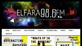 What Radioelfara.com website looked like in 2017 (6 years ago)