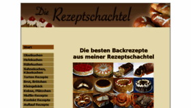 What Rezeptschachtel.de website looked like in 2017 (6 years ago)