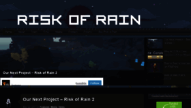 What Riskofraingame.com website looked like in 2017 (6 years ago)