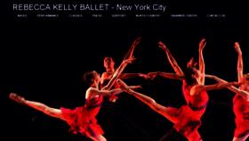 What Rebeccakellyballet.com website looked like in 2017 (6 years ago)