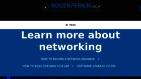 What Rogerperkin.co.uk website looked like in 2017 (6 years ago)