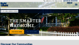 What Ruhlhomes.com website looked like in 2017 (6 years ago)
