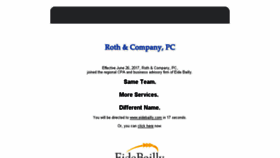 What Rothcpa.com website looked like in 2017 (6 years ago)