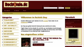 What Rockinfo.de website looked like in 2017 (6 years ago)