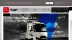 What Renault-trucks.fr website looked like in 2017 (6 years ago)