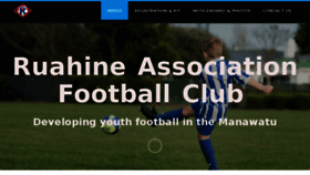 What Ruahineafc.co.nz website looked like in 2017 (6 years ago)