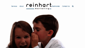 What Reinhartmarketing.com website looked like in 2017 (6 years ago)