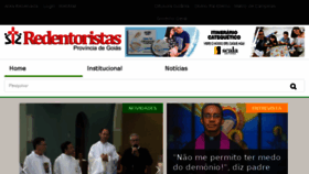 What Redentorista.com.br website looked like in 2017 (6 years ago)