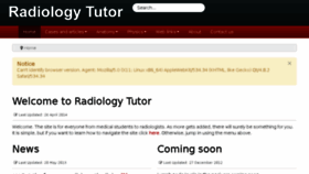 What Radiologytutor.com website looked like in 2017 (6 years ago)