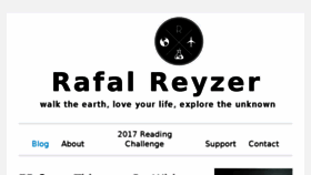 What Rafalreyzer.com website looked like in 2017 (6 years ago)