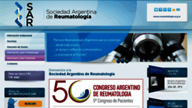 What Reumatologia.org.ar website looked like in 2017 (6 years ago)