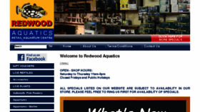 What Redwoodaquatics.co.nz website looked like in 2017 (6 years ago)